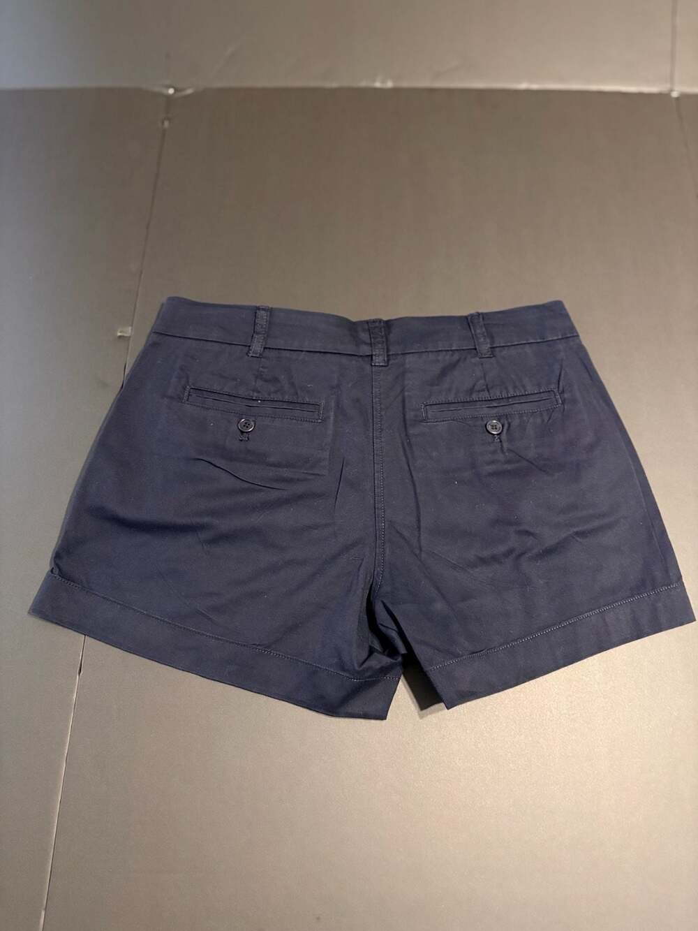 J.Crew Women's Navy Blue Cotton Chino Shorts #1650 - Picture 4 of 6